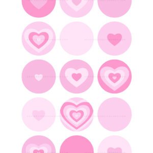Pink hearts instagram highlight covers