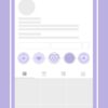 Purple hearts instagram highlight covers