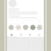 Sage Green Hearts Instagram highlight covers