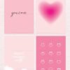 10 Pink aesthetic high resolution images for wall collages, social media, phone background or other creative projects by lu amaral studio2
