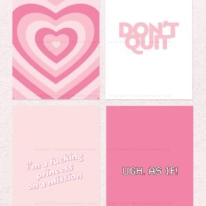 10 Pink aesthetic high resolution images for wall collages, social media, phone background or other creative projects by lu amaral studio2