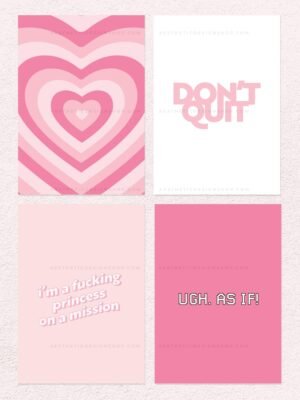 10 Pink aesthetic high resolution images for wall collages, social media, phone background or other creative projects by lu amaral studio2