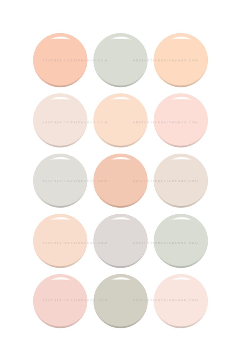 Glossy peach Instagram highlight covers