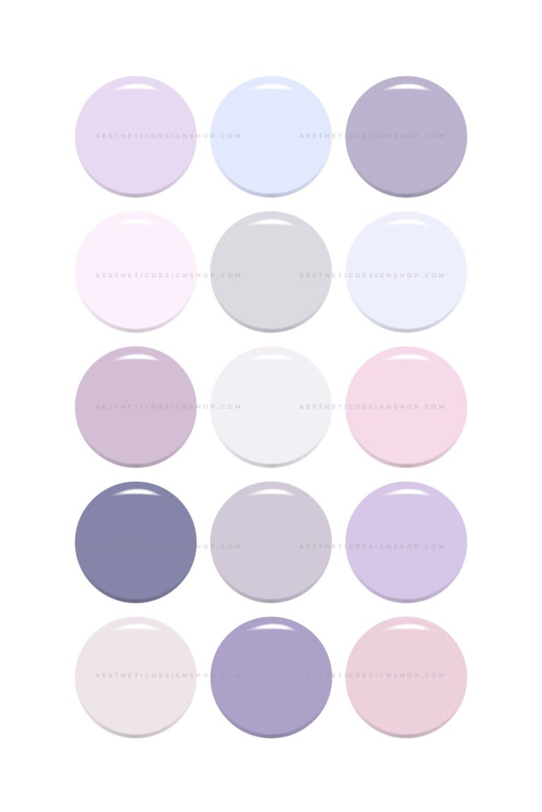 Glossy purple Instagram highlight covers