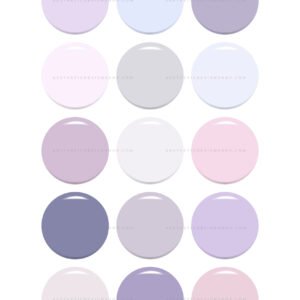 Glossy purple Instagram highlight covers