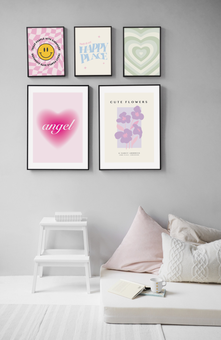 aesthetic-bedroom-decor-wall-ideas-framed-images-by-lu-amaral-studio-4
