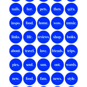 Blue Instagram highlight covers 40 Blue Minimal Instagram highlight covers