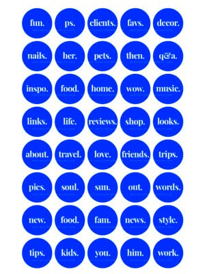 Blue Instagram highlight covers 40 Blue Minimal Instagram highlight covers