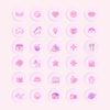 Kawaii Aesthetic Customization Kit: Phone + desktop icons, graphics, images and more