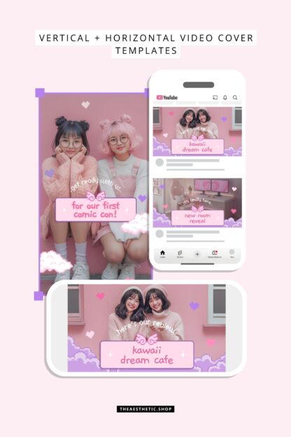 Kawaii Aesthetic Customization Kit: Phone + desktop icons, graphics, images and more - Image 11