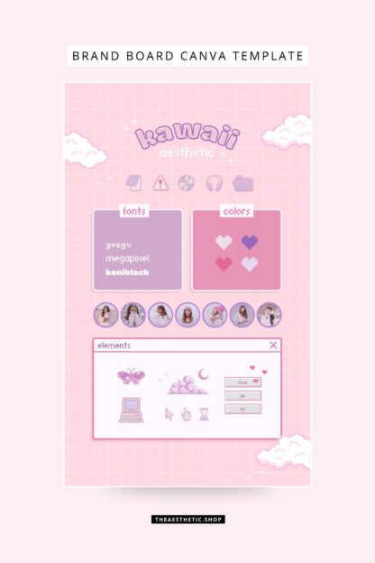 Kawaii Aesthetic Customization Kit: Phone + desktop icons, graphics, images and more - Image 17