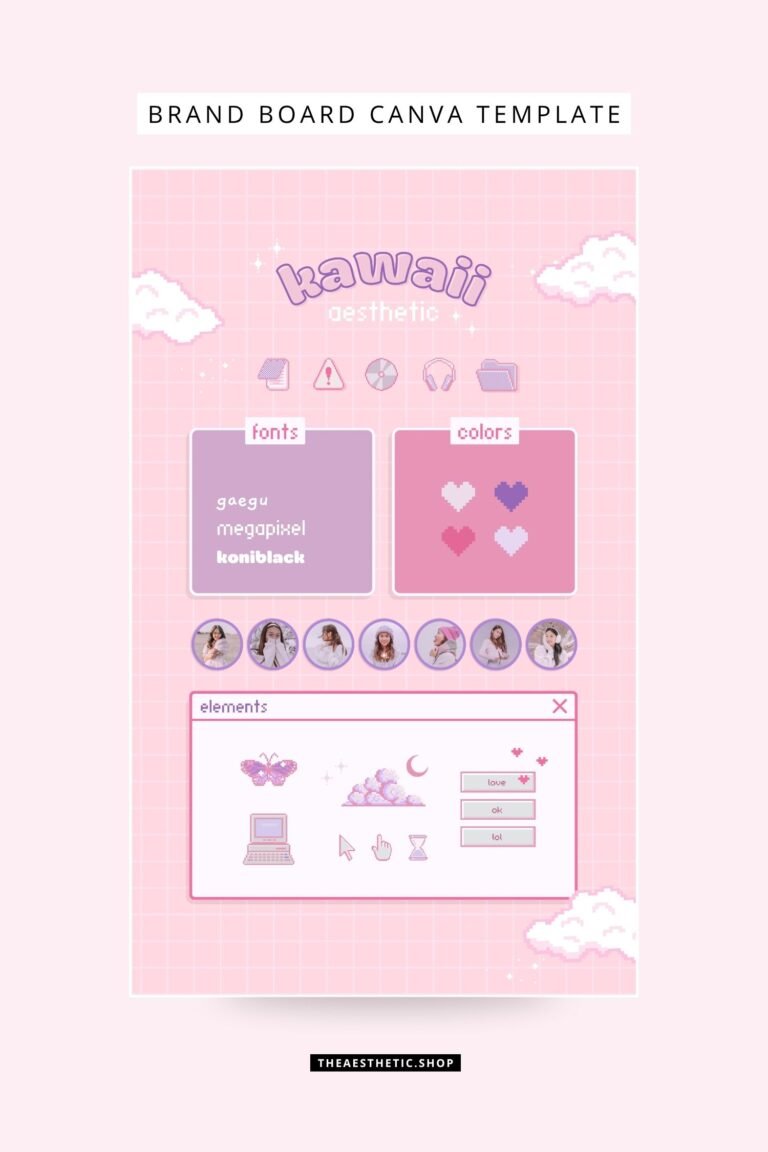 Kawaii Aesthetic Customization Kit 17 Kawaii Aesthetic Customization Kit