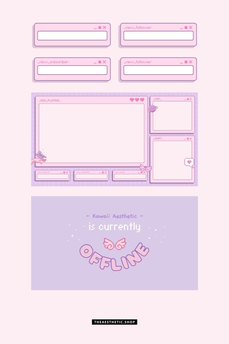 Kawaii Aesthetic Customization Kit 20 Kawaii Aesthetic Customization Kit