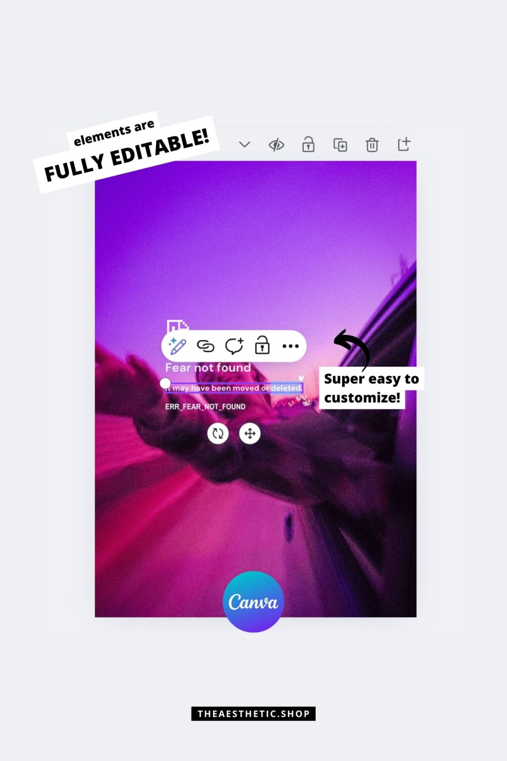 Lofi Aesthetic Wall Collage Digital Images + Editable Canva Templates