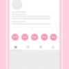 40 Pink Minimal Instagram highlight covers ready-to-use + editable Canva template to create custom highlights