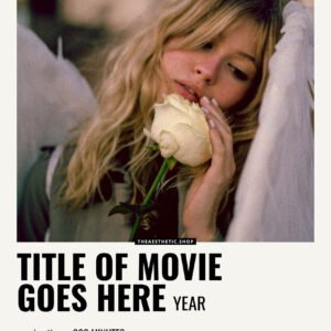 Aesthetic movie poster template