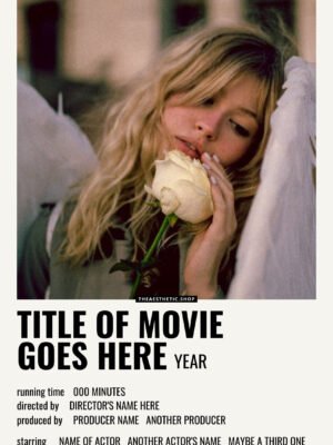 Aesthetic movie poster template