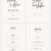 Simply Natural Wedding Canva templates by Lu Amaral Studio 1
