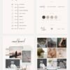 Simply Natural Wedding Canva templates by Lu Amaral Studio 1