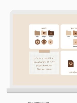 brown desktop aesthetic des by lu amaral studio 4