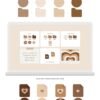 brown desktop aesthetic des by lu amaral studio 4