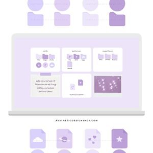 lavender light purple desktop aesthetic des by lu amaral studio 4