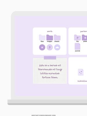 lavender light purple desktop aesthetic des by lu amaral studio 4
