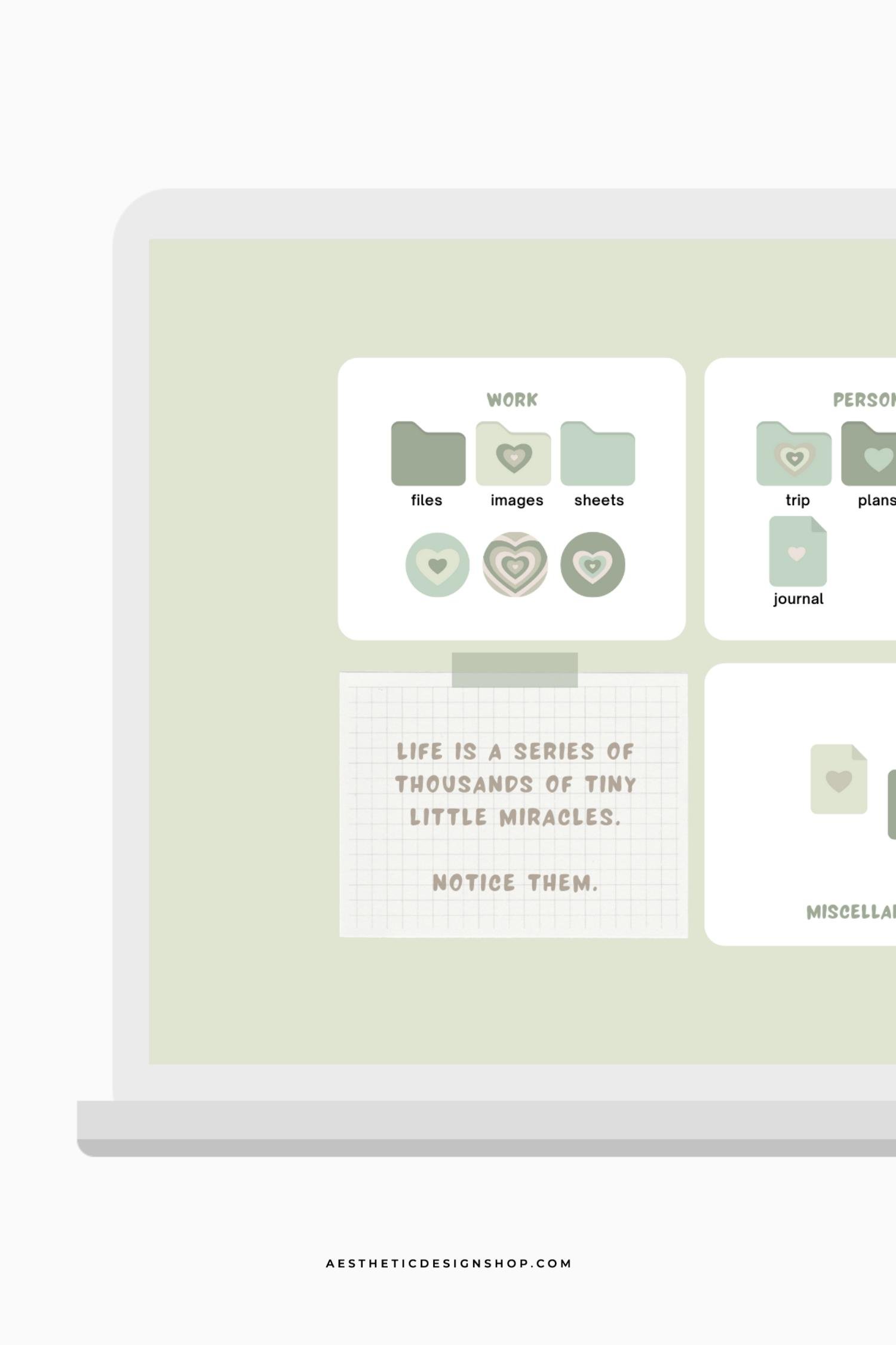 sage green desktop aesthetic des by lu amaral studio 4