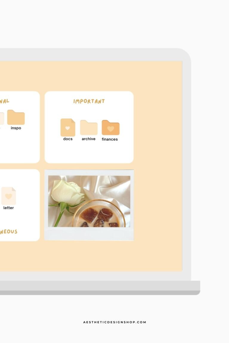 yellow desktop aesthetic des by lu amaral studio 4
