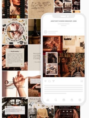 dark academia aesthetic social media instagram post templates by lu amaral studio9 dark academia aesthetic social media instagram post templates by lu amaral studio9