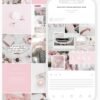 30 Easy-to-Edit Pink Aesthetic Social Media Canva Templates (for Stories & Feed)