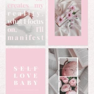 that girl aesthetic pink images for wall collage