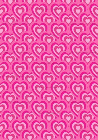 Multiple pink hearts background baddie aesthetic image for wall collage and creative projects