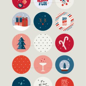 Blue and red Christmas aesthetic Instagram highlight covers Blue and red Christmas aesthetic Instagram highlight covers