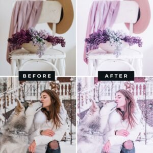 Lilac Aesthetic Lightroom Photo Preset