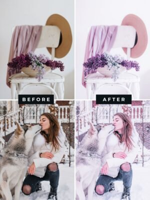 Lilac Aesthetic Lightroom Photo Preset
