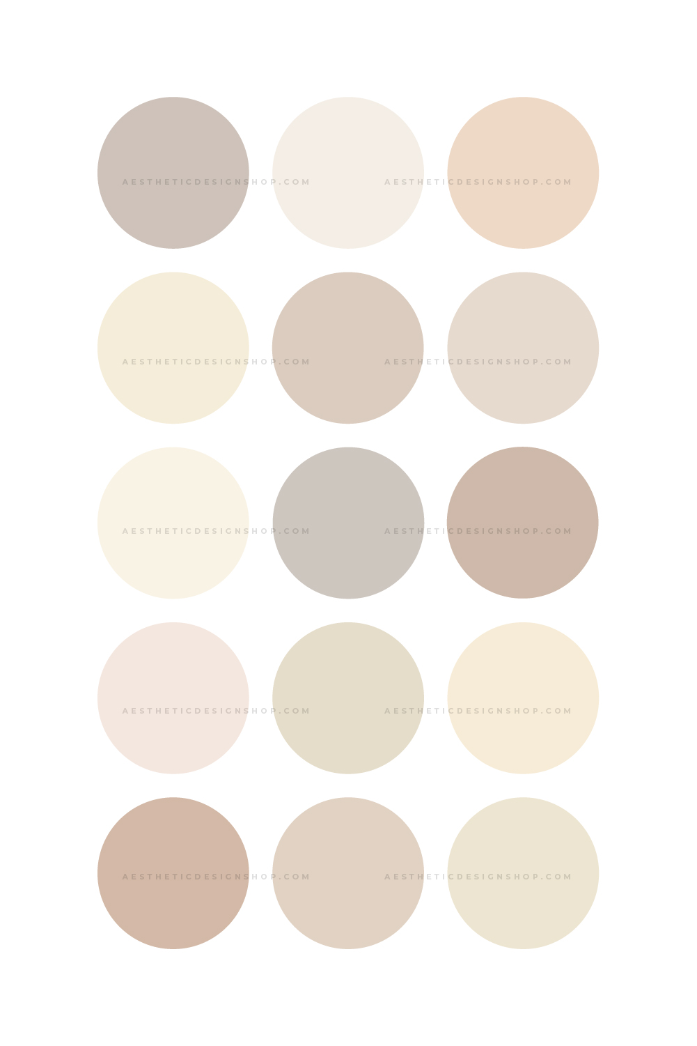 Vanilla Girl aesthetic solid color Instagram highlight covers