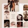 Dark Academia Aesthetic Vision Board Template