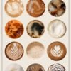 Coffee aesthetic PNG Sticker set