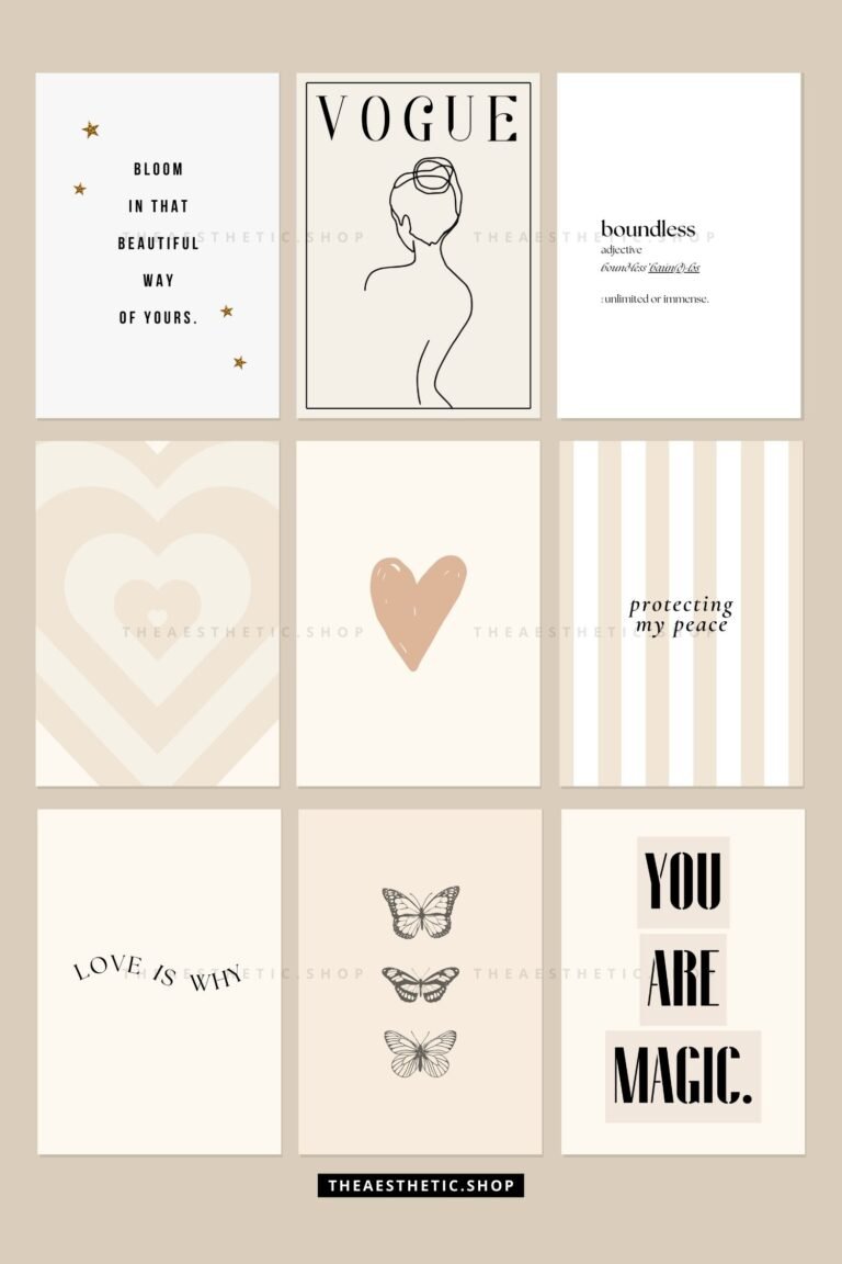 30 Vanilla Girl aesthetic high-resolution DIGITAL images (with their editable Canva template) 30 Vanilla Girl aesthetic high-resolution DIGITAL images (with their editable Canva template)