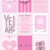 30 Perfect Pink aesthetic high-resolution DIGITAL images (with editable Canva template) 2