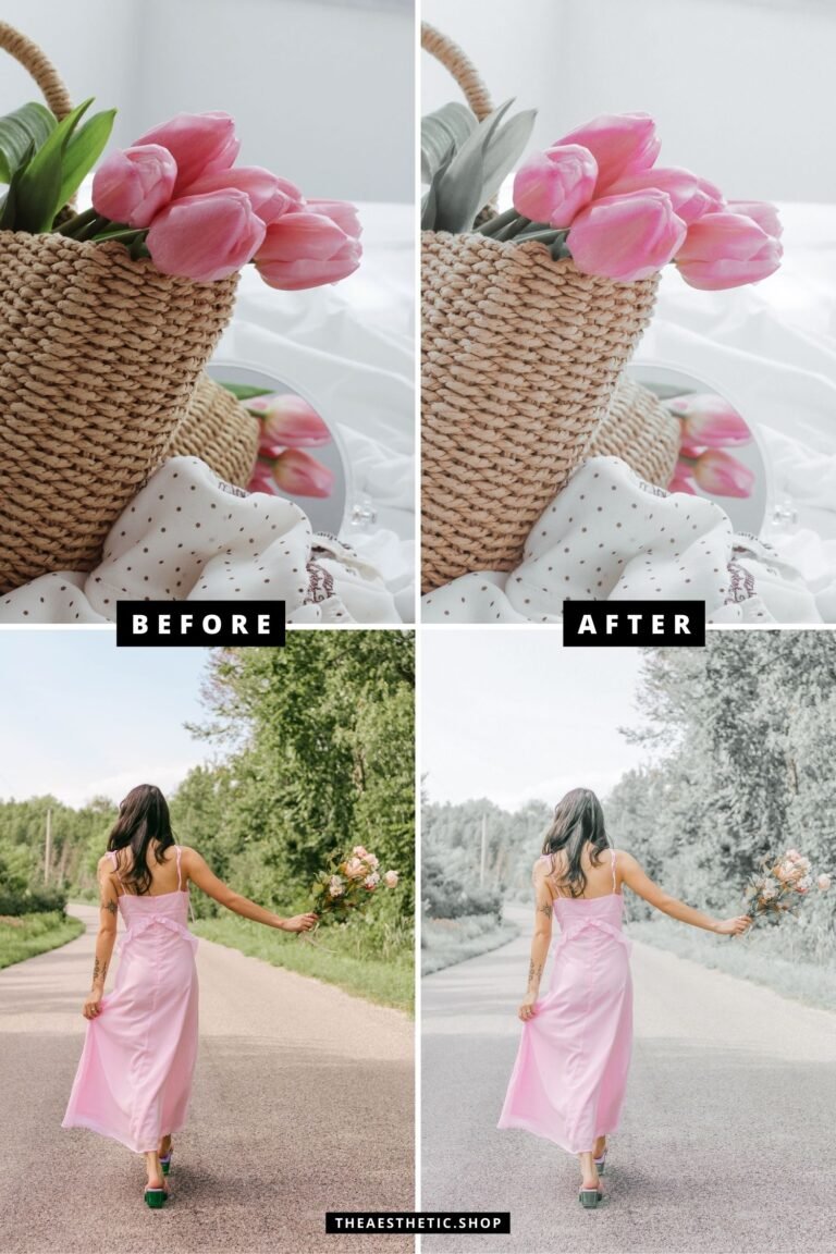 Perfect Pink Aesthetic Lightroom Photo and Video Preset