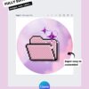 Y2K aesthetic Instagram highlight covers ready to use - includes editable Canva templates