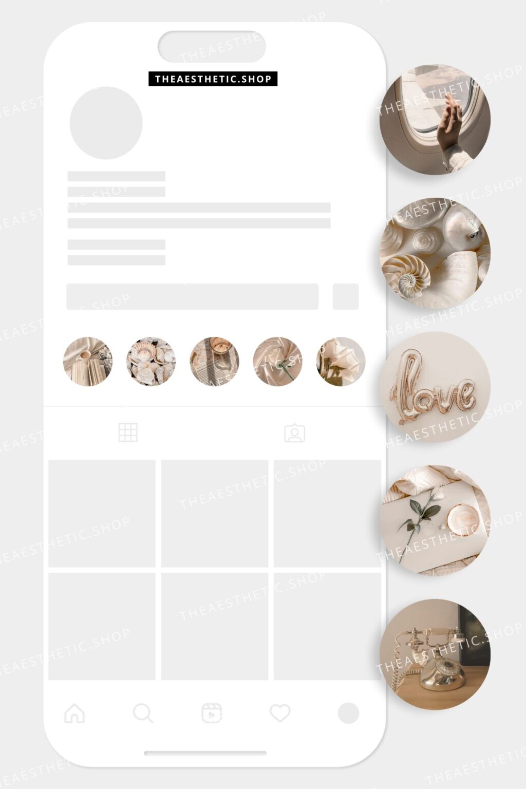 Vanilla Girl aesthetic photograph Instagram highlight covers