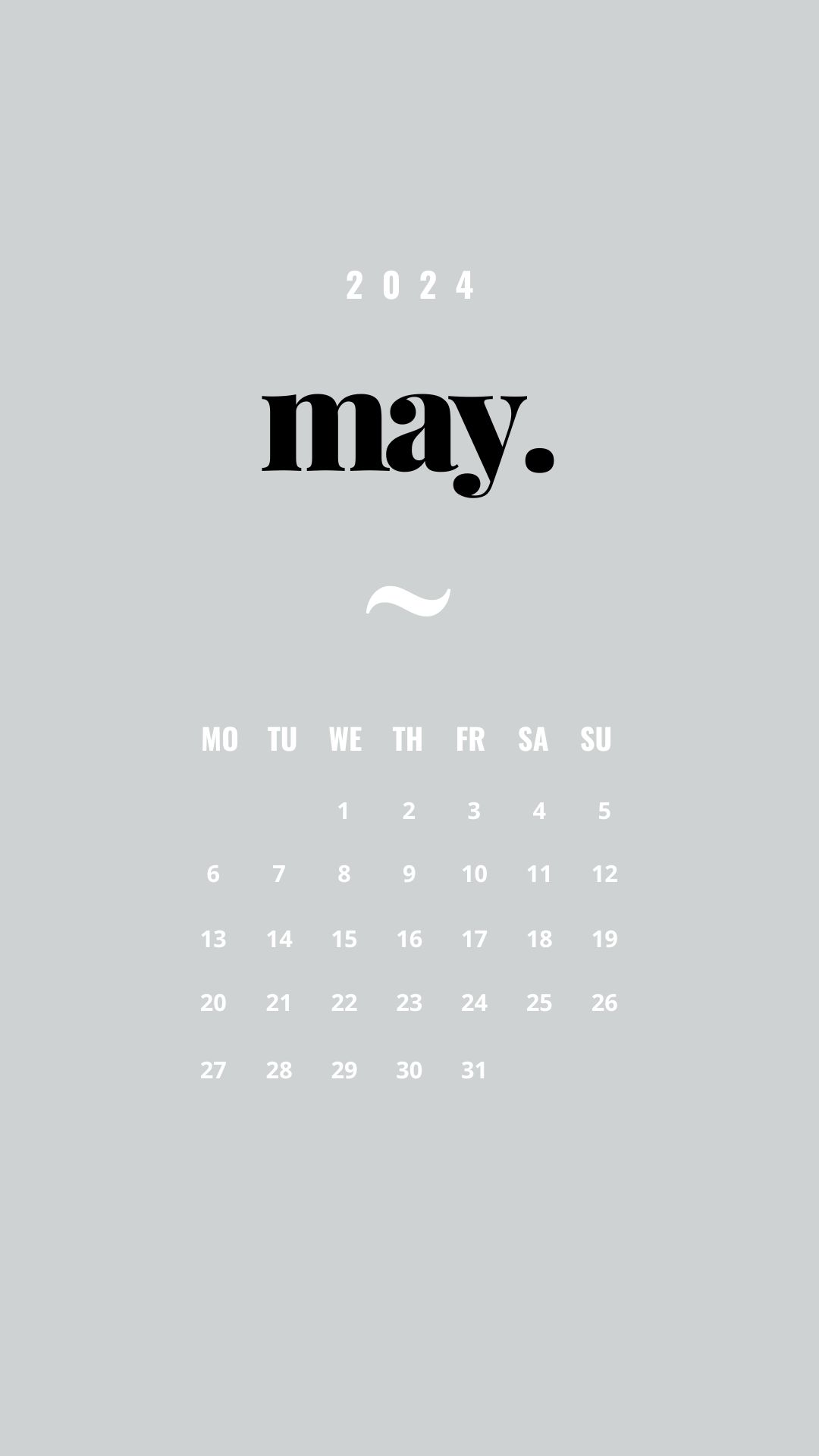 may 2024 quiet luxury aesthetic phone background wallpaper calendar