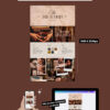 Dark Academia Aesthetic Canva editable brand board - Includes logo, color palette, aesthetic, fonts & more 1