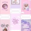 Easy-to-Edit Kawaii Aesthetic Social Media Canva Templates 7 30 Easy-to-Edit Kawaii Aesthetic Social Media Canva Templates - to use on Stories, Reels or feed