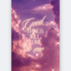 Sparkly sky quote aesthetic Canva template