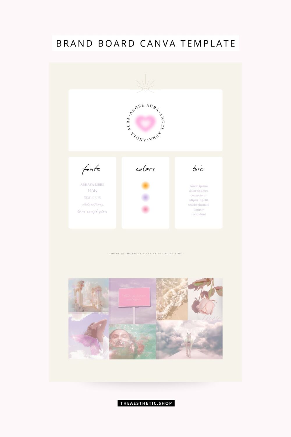 Angel Aura Aesthetic Customization Kit - App icons, wallpapers, Canva templates, aesthetic images, streaming pack and more