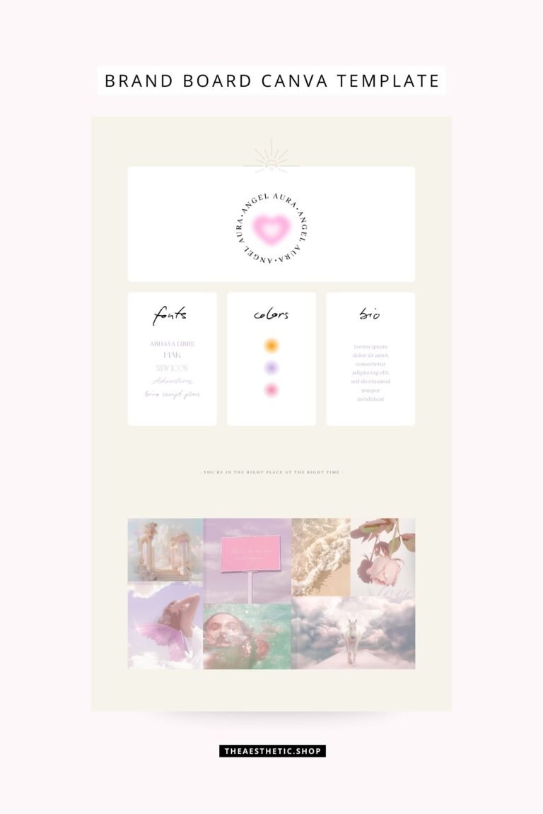 Angel Aura Aesthetic Customization Kit 11 Angel Aura Aesthetic Customization Kit - App icons, wallpapers, Canva templates, aesthetic images, streaming pack and more